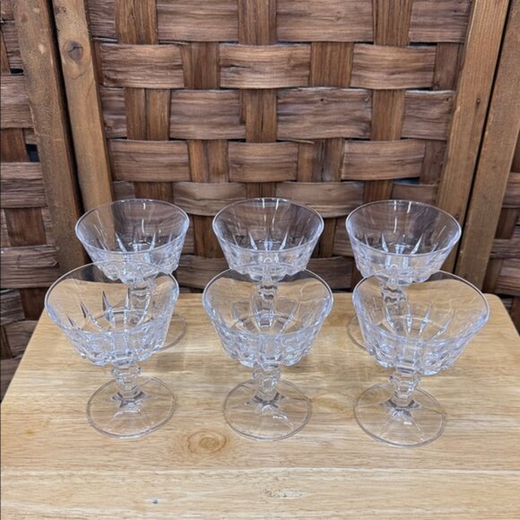 Other - Vintage Cristal d’Arques Louvre liqueur Glasses set of 6